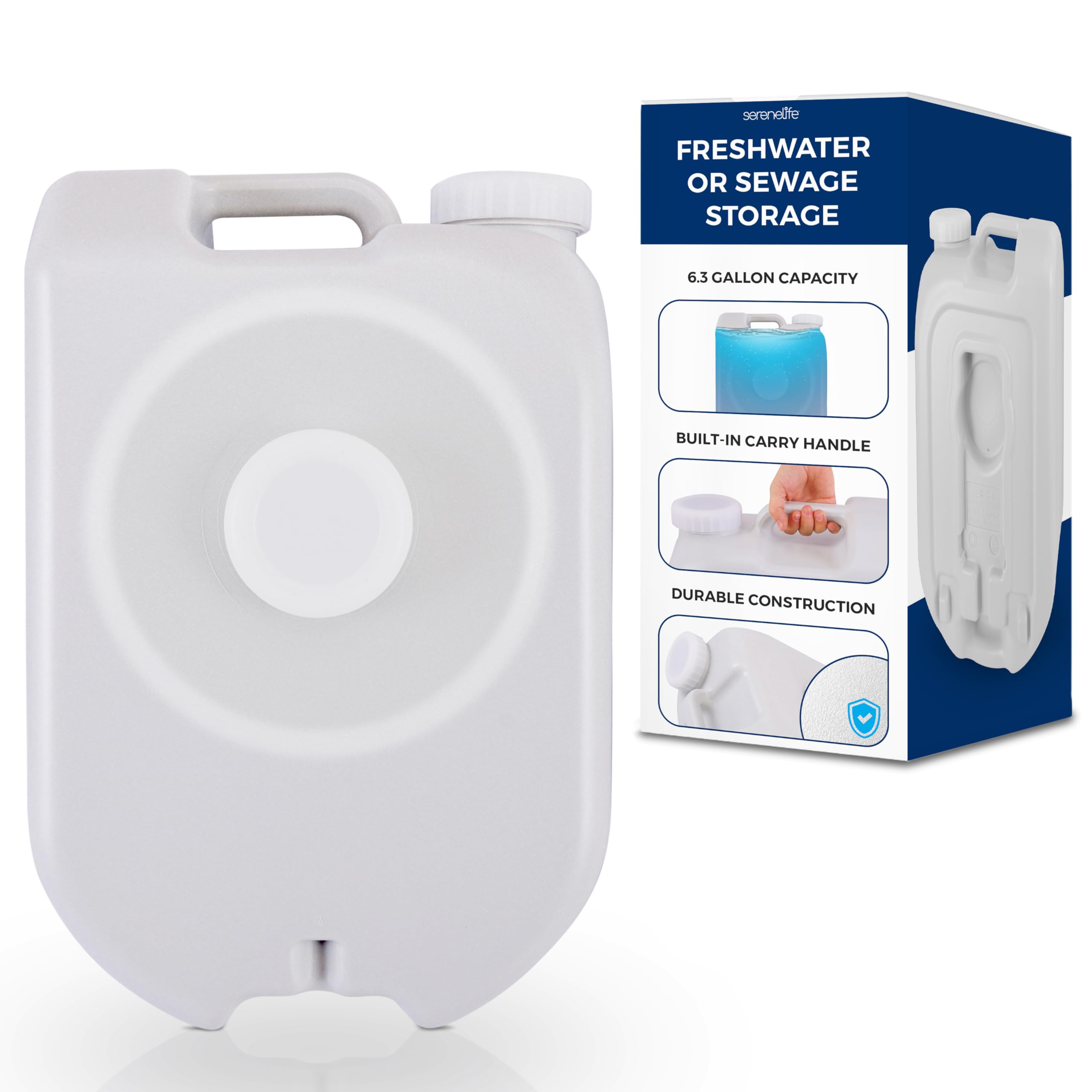 Amazon.com: SereneLife 24L Compact Portable Water Tank - Non-toxic